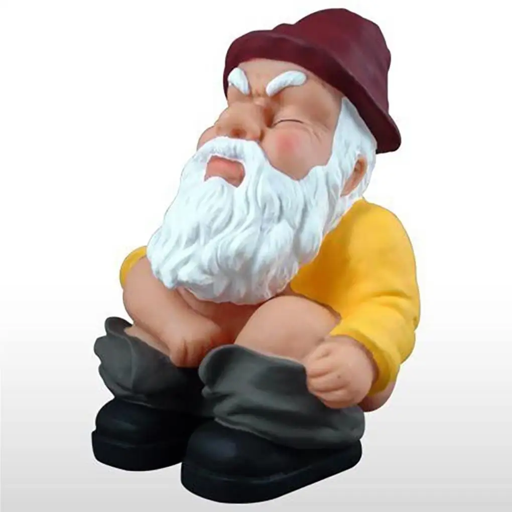

Garden Gnome Decoration Vivid DIY Craft Resin Figurine Yard Adornment