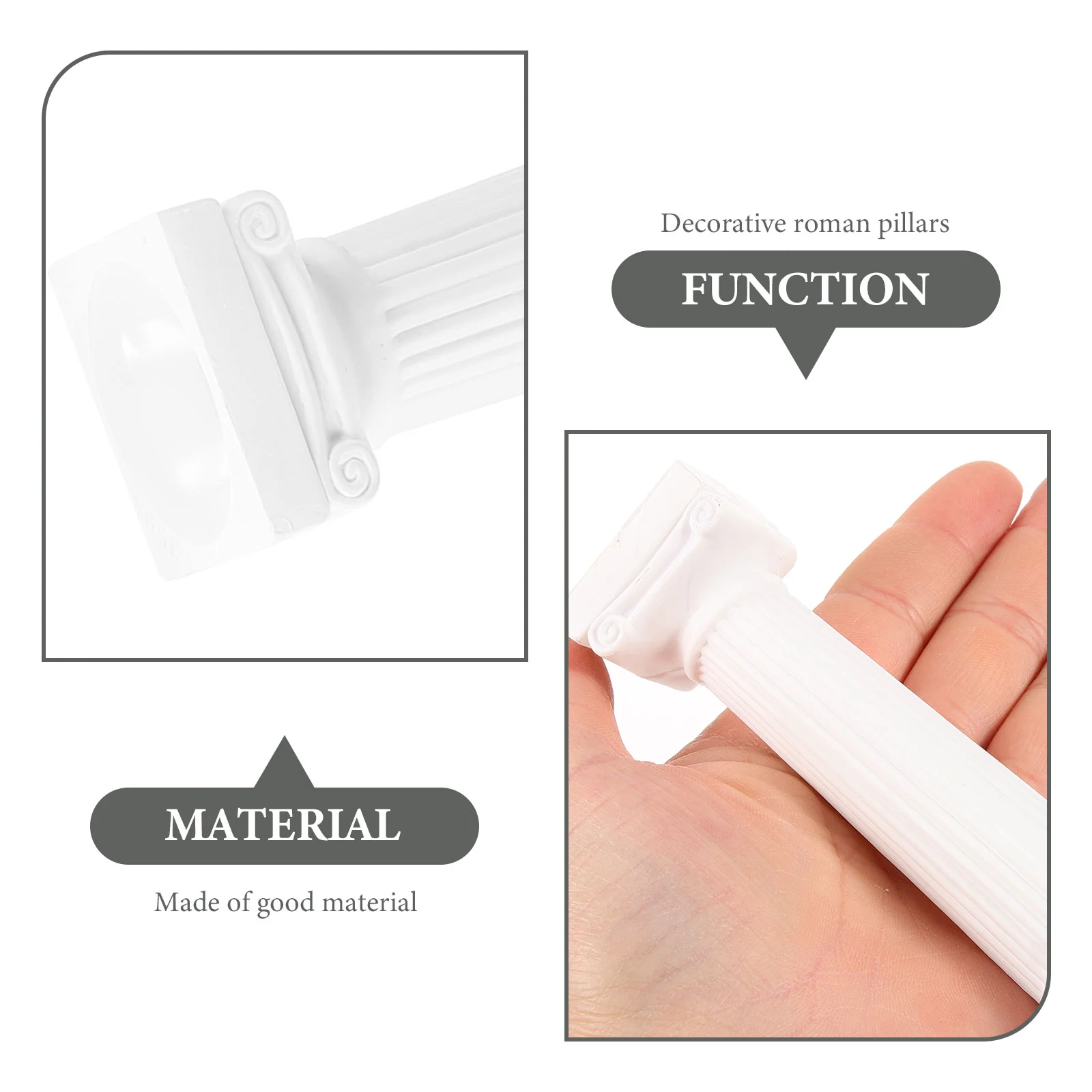 6 шт. римская модель колонны статуя столба для декора сделай сам квадратные