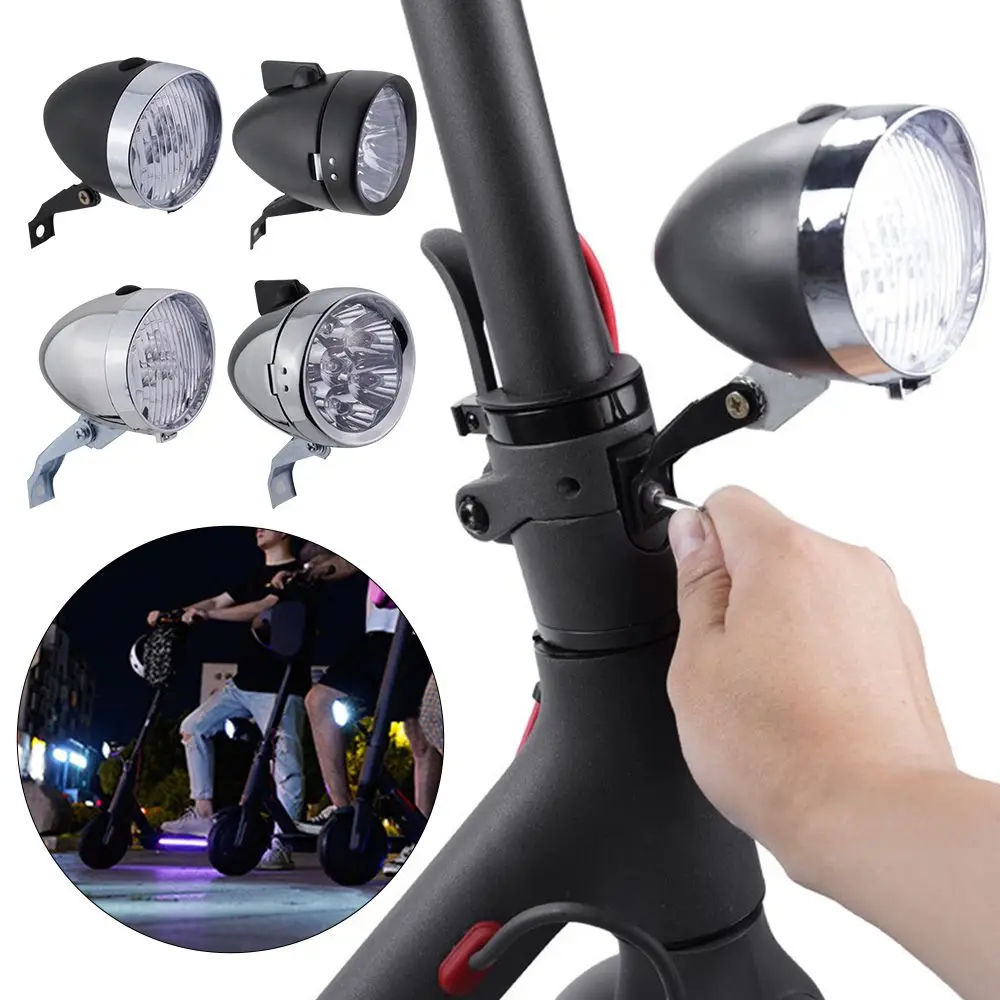 

Waterproof Electric Scooter Portable Headlamp Warning Light Front Light Headlight Repair PartsFor Xiaomi M365