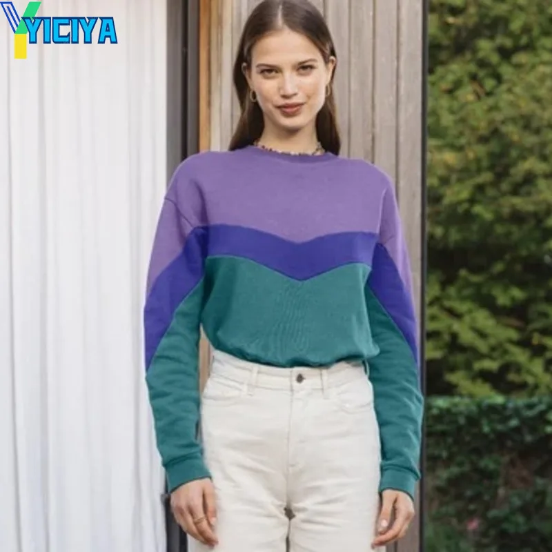 

YICIYA hoodie brand y2k Sweatshirt hoodies purple oversized Women sweater new clothe streetwear Female hood pullover French 2023