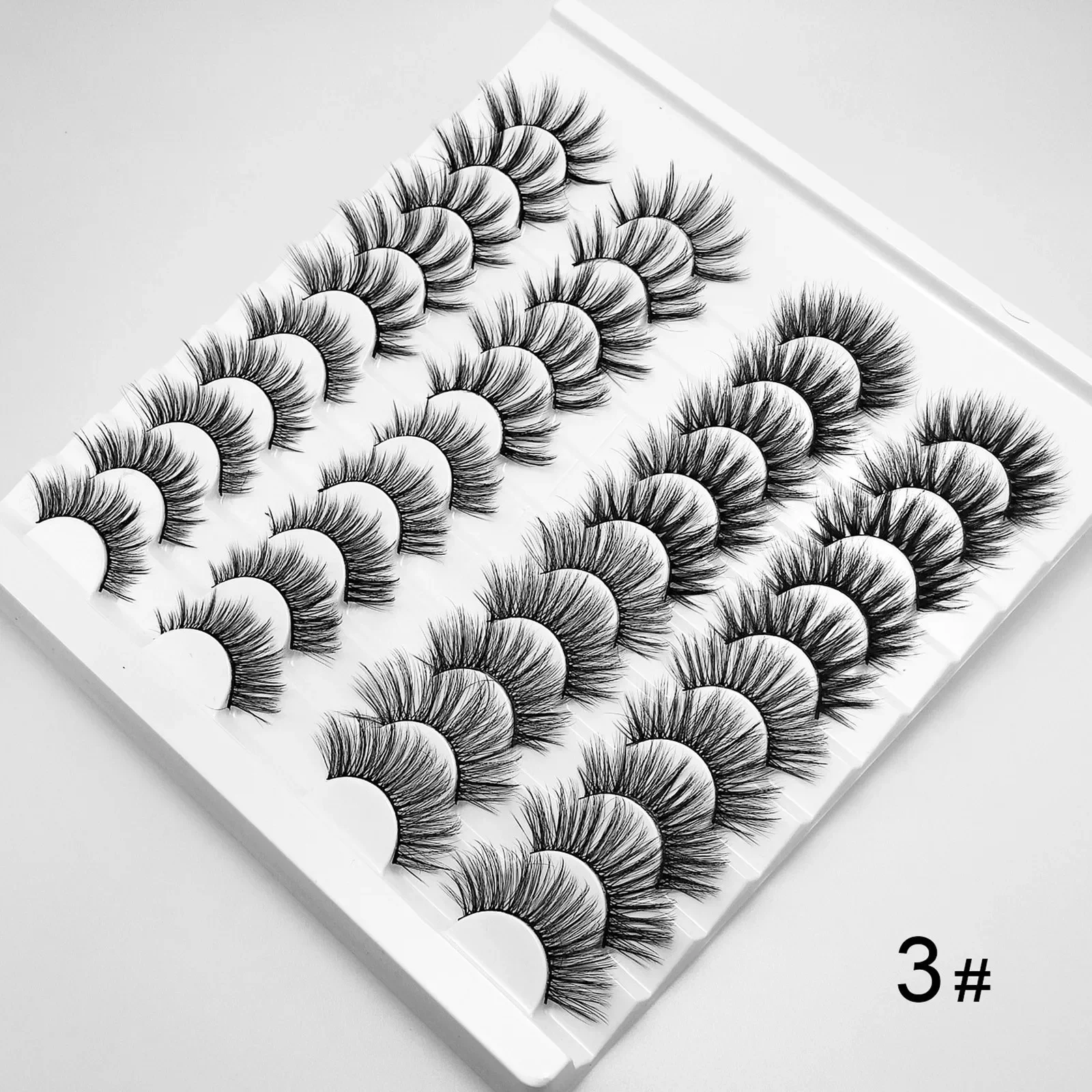 

NEW2023 Eyelashes 6d 8d Lashes 7 Pair 25mm Paire 3D 20 Natural False Luxury Makeup Party Strip Long Eye Eyelashes Kit