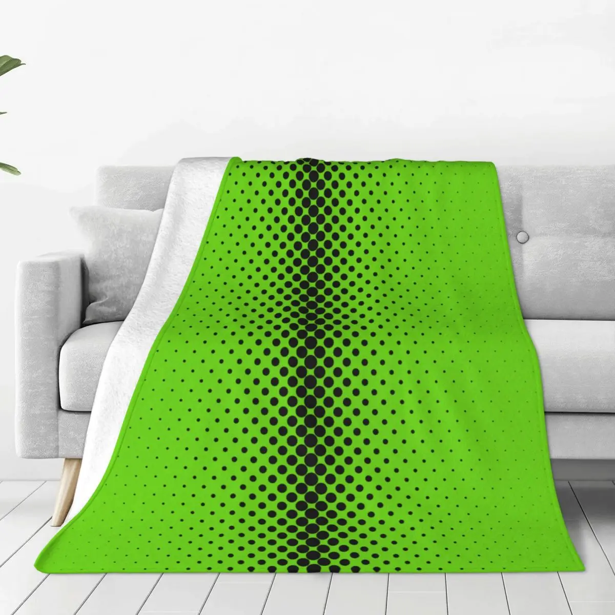 

Wave Point Blanket Ultra Soft Cozy Blooming Flowers Decorative Flannel Blanket All Season For Home Couch Bed Chair Travel
