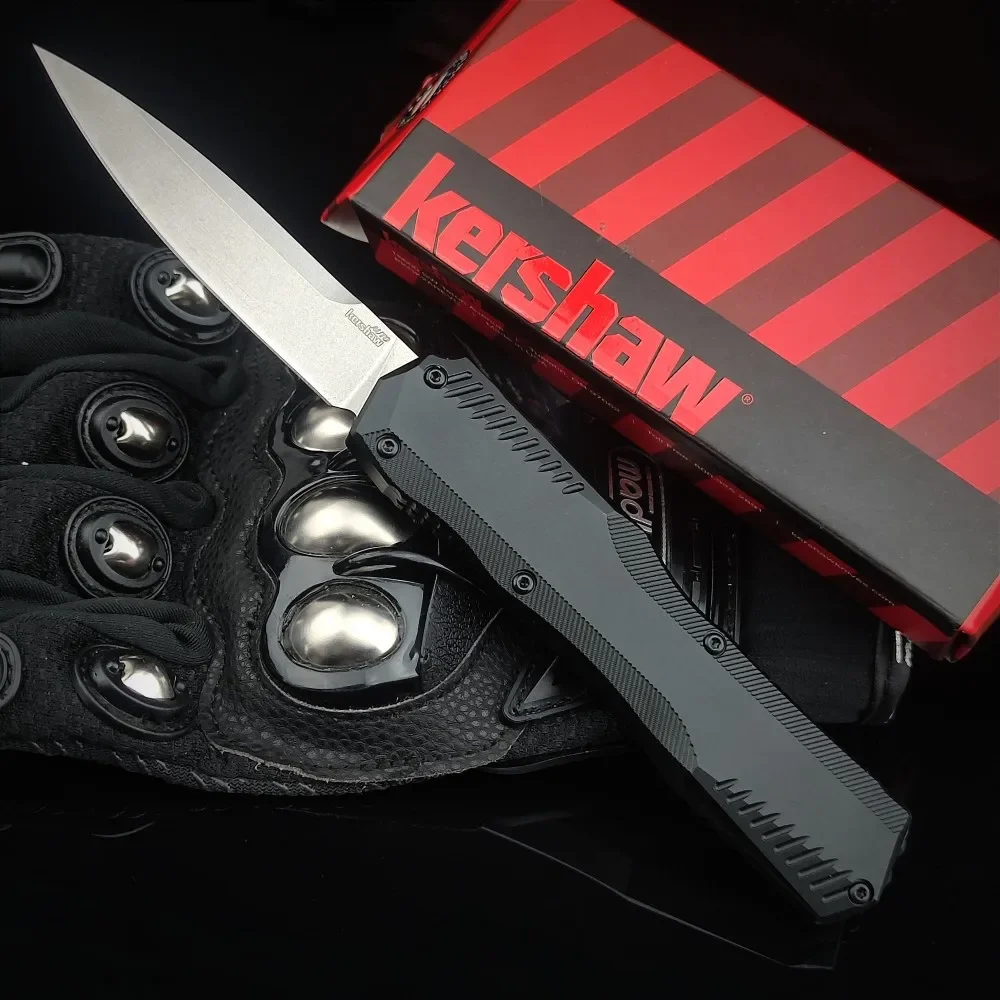 

Kershaw 9000 Matt Diskin Livewire AU / TO Knife 3.3" CPM-MagnaCut Satin Spear Point Blade Black Aluminum Handles EDC Pocket Tool
