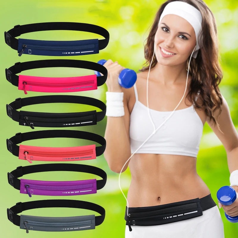 

Small Running Waist Bags For Women Fanny Pack Sports Hip Waterproof Pouch Female Gym Smartphone Mobile Belt Bags Men Nature Hike