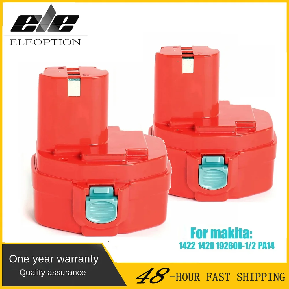 

Аккумулятор PA14 для MAKITA 14,4 В, 2 шт., Аккумулятор 6000 серии 6233D 6281D,6280D 6237D 6337D 8281D 6228D,4033D 1422,1420,1433,1434,1435