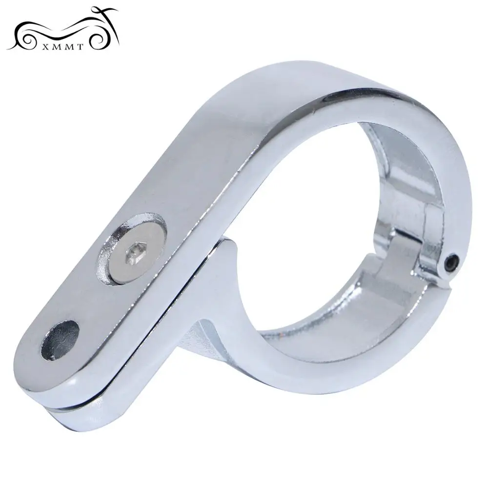 Универсальные хромированные крепления на руль мотоцикла зажимные часы для Harley