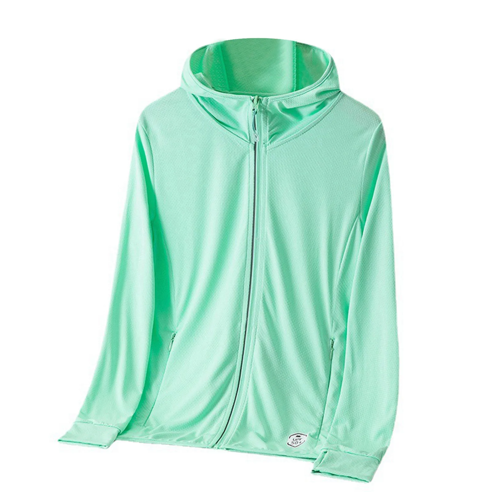 Женская тонкая ветровка с капюшоном летняя дышащая куртка защитой от