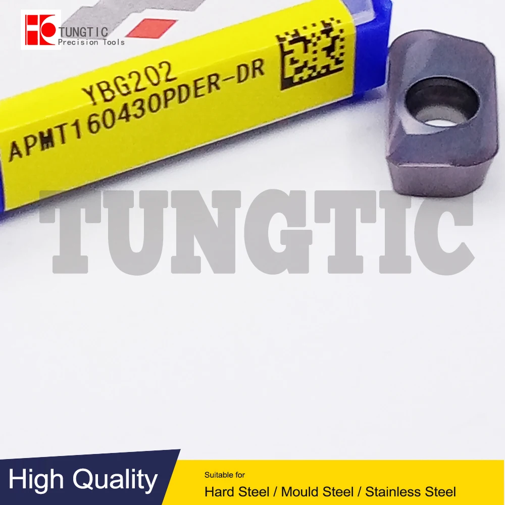 

APMT160430PDER-DR YBG202 Milling Cutter CNC Tools Insert Lathe Machining Tools Lathe Cutting Tool Metal Turning Tools APMT160430