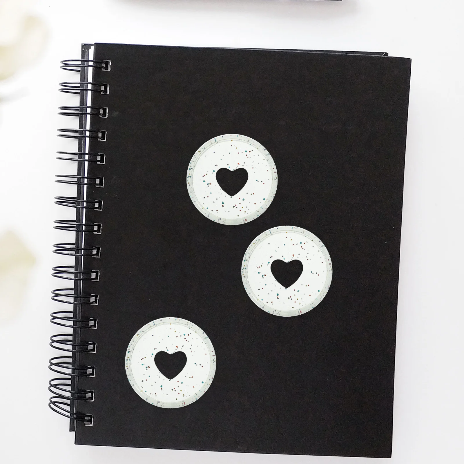 

50 Pcs Plan Loose-leaf Binding Discs Binder Clips Mini Supplies Notebook Abs Office Accessory Accessories