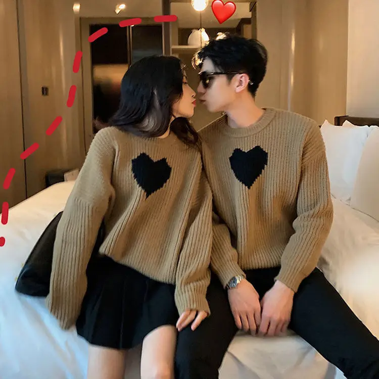 

2022 Men Sweaters Loose Knitting Round Collar Soft Male Pullovers Thicken Warm Winter Sweater Long Sleeve Casual Clothing L78