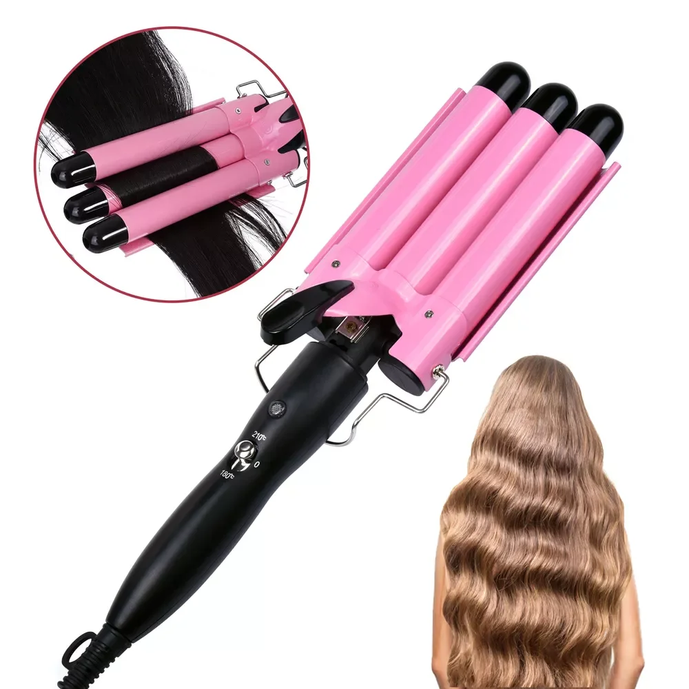 New in Barrels Hair Curling Iron Automatic Perm Splint Ceramic Hair Curler Professional Hair Waver Styling Tools Hair Styler Wan
