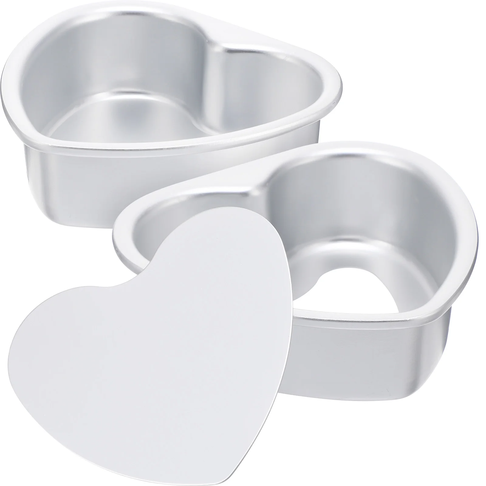 

2 Pcs Cake Baking Molds Aluminum Cheese Cake Molds Baking Molds Kitchen Supplies