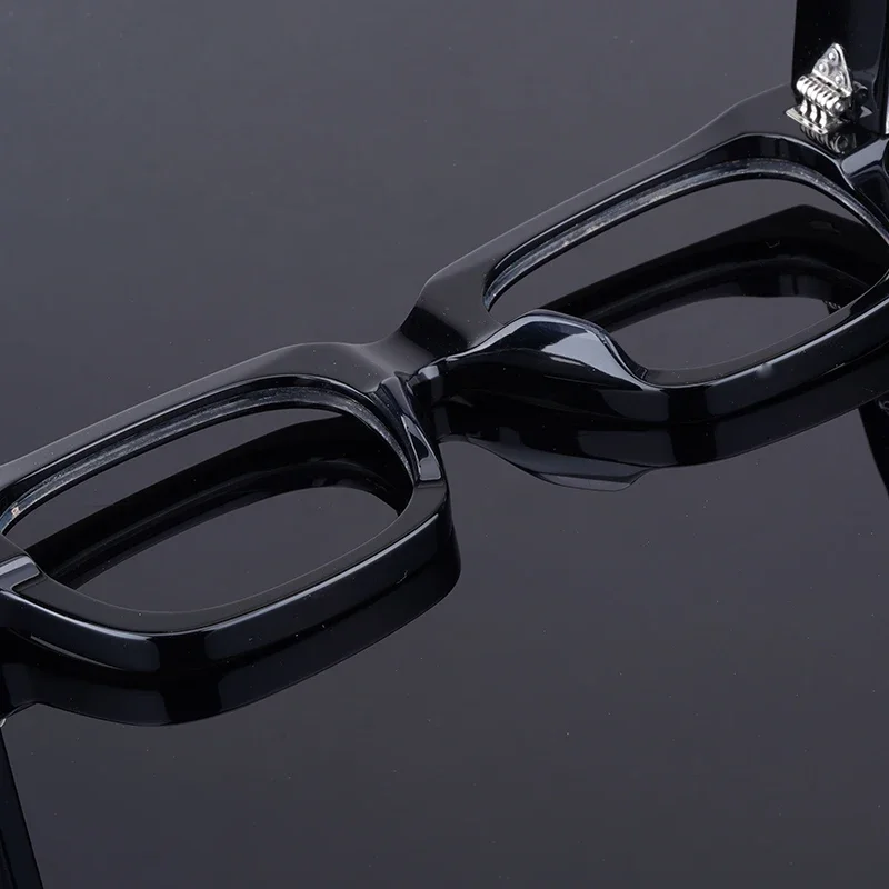 ENZO высококачественные квадратные ацетатные солнцезащитные очки мужские