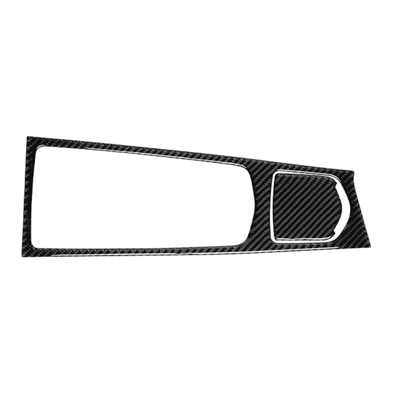 

2Pc Central Control Multimedia Panel Carbon Fiber Cover Trim Car Decorative Sticker For Porsche Panamera 10-16