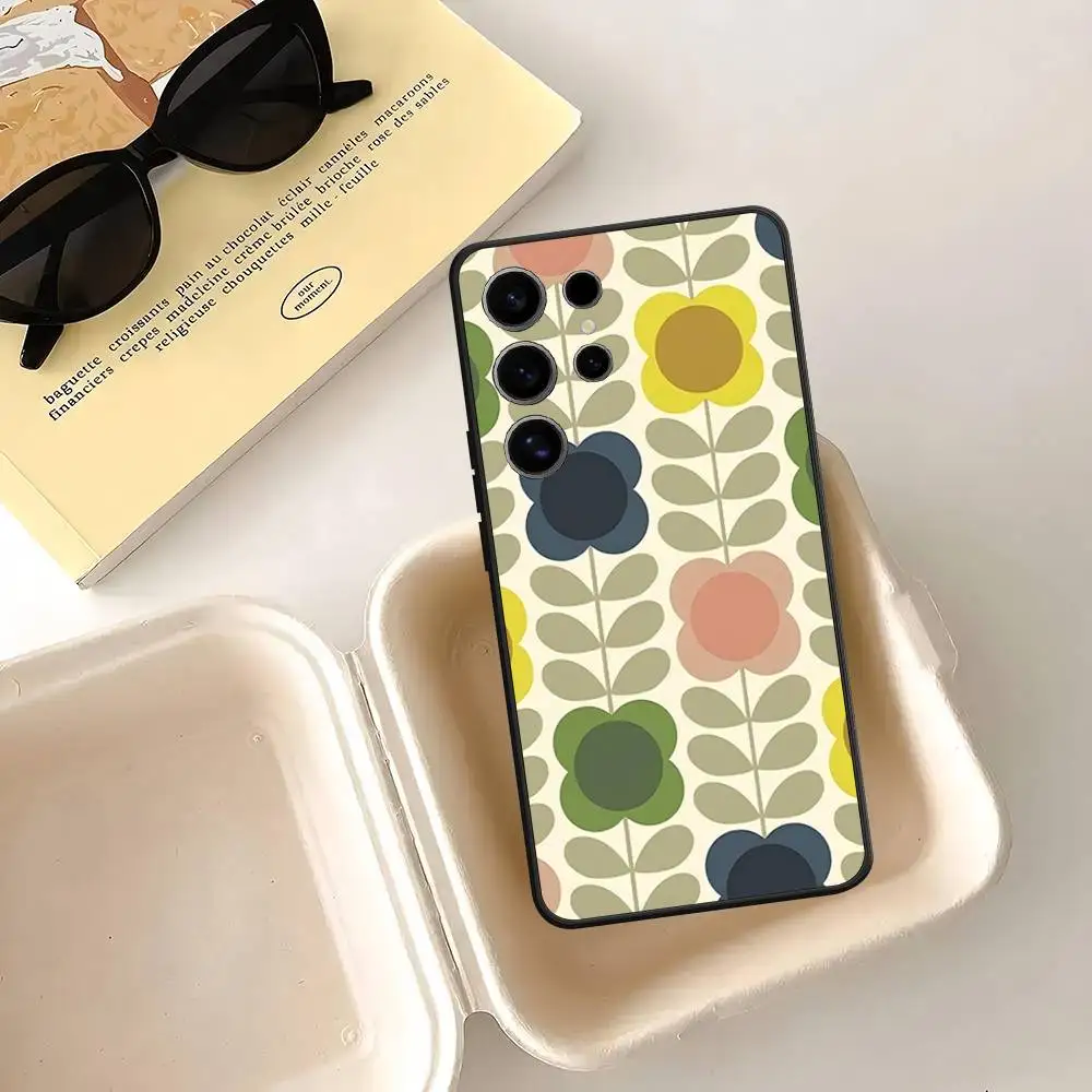 Фото Чехол Flower Multi Stem Orla Kiely Folio для Samsung Galaxy Case S25 S23 S22 S21 S30 S20 S10 Ultra Plus FE Мягкий чехол из ТПУ №4