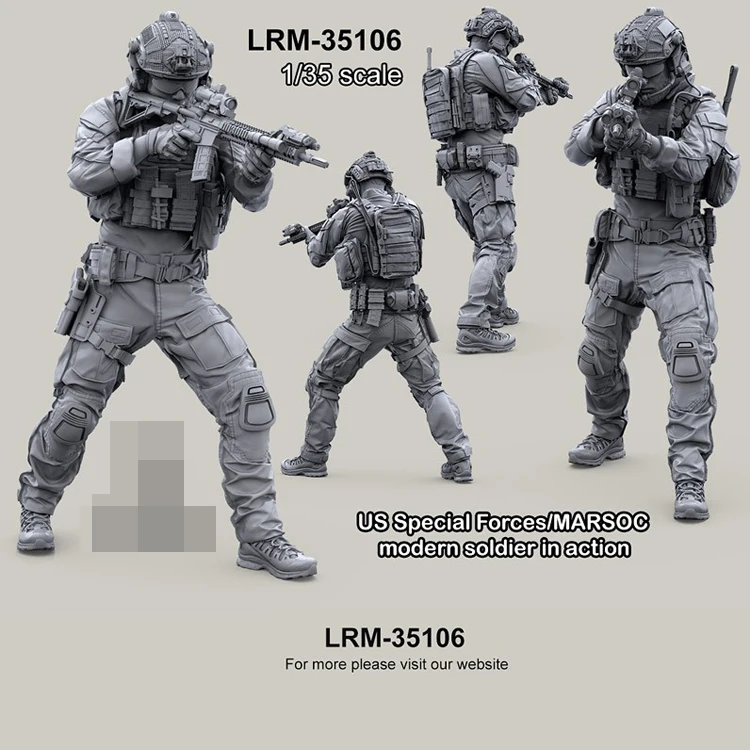 

Модель Фигурки GK из смолы 1/35 года, солдат спецназа США/современный солдат MARSOC в действии, фигурка 1, несобранный и Неокрашенный комплект