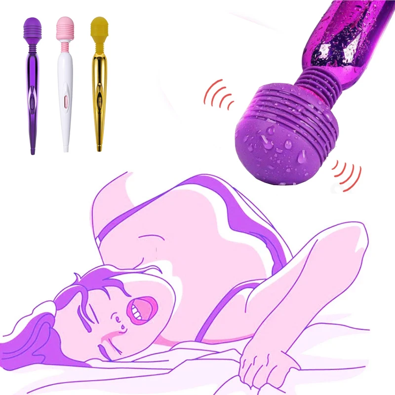 USB Rechargeable Wireless Dildos Vibrator Magic Wand for Women Vagina Clitoris Stimulator Adults Sex Toys Vibrating Massager