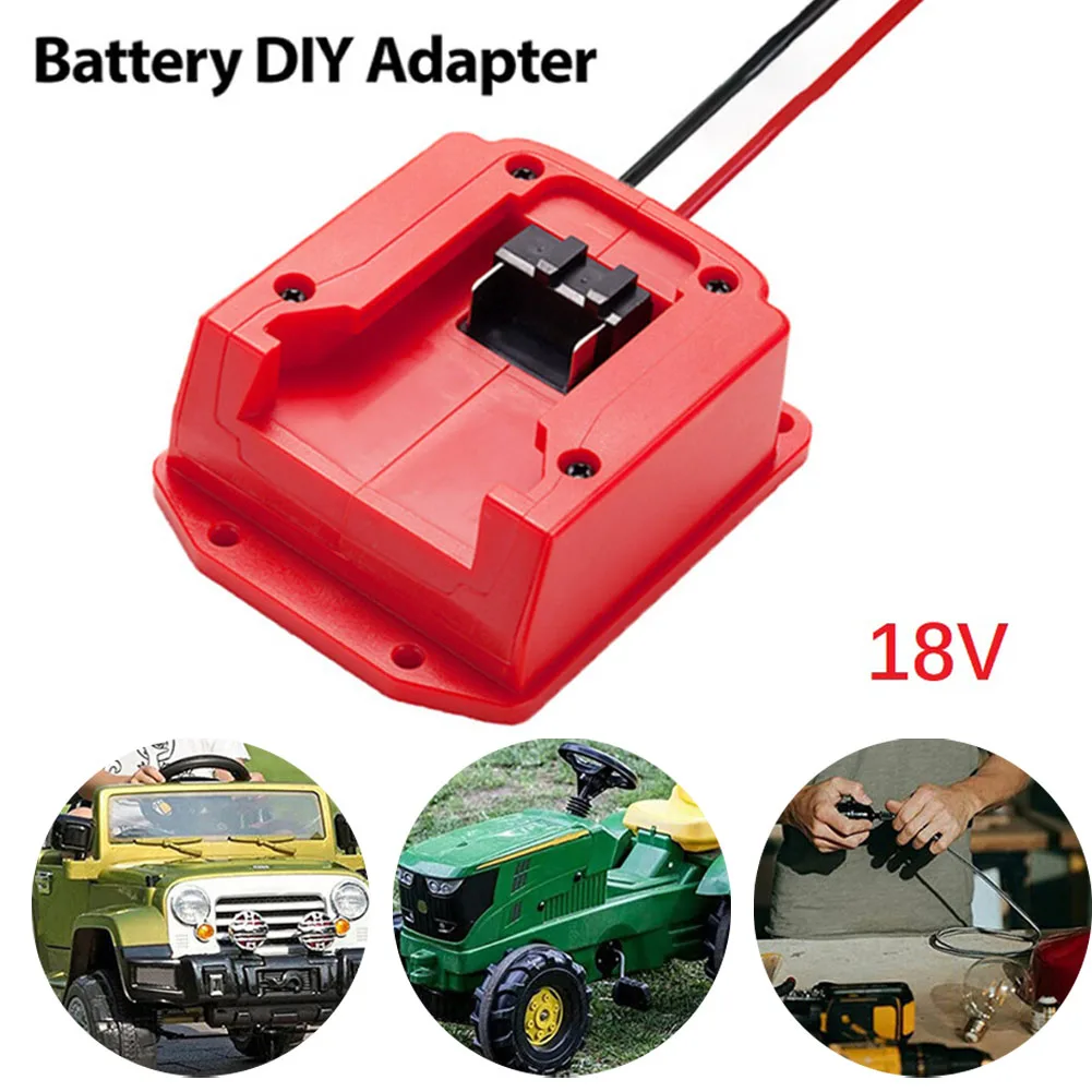 

Адаптеры для батарей для Milwaukee 18V, адаптер питания, док-станция, 14 Awg провода, преобразователь батареи