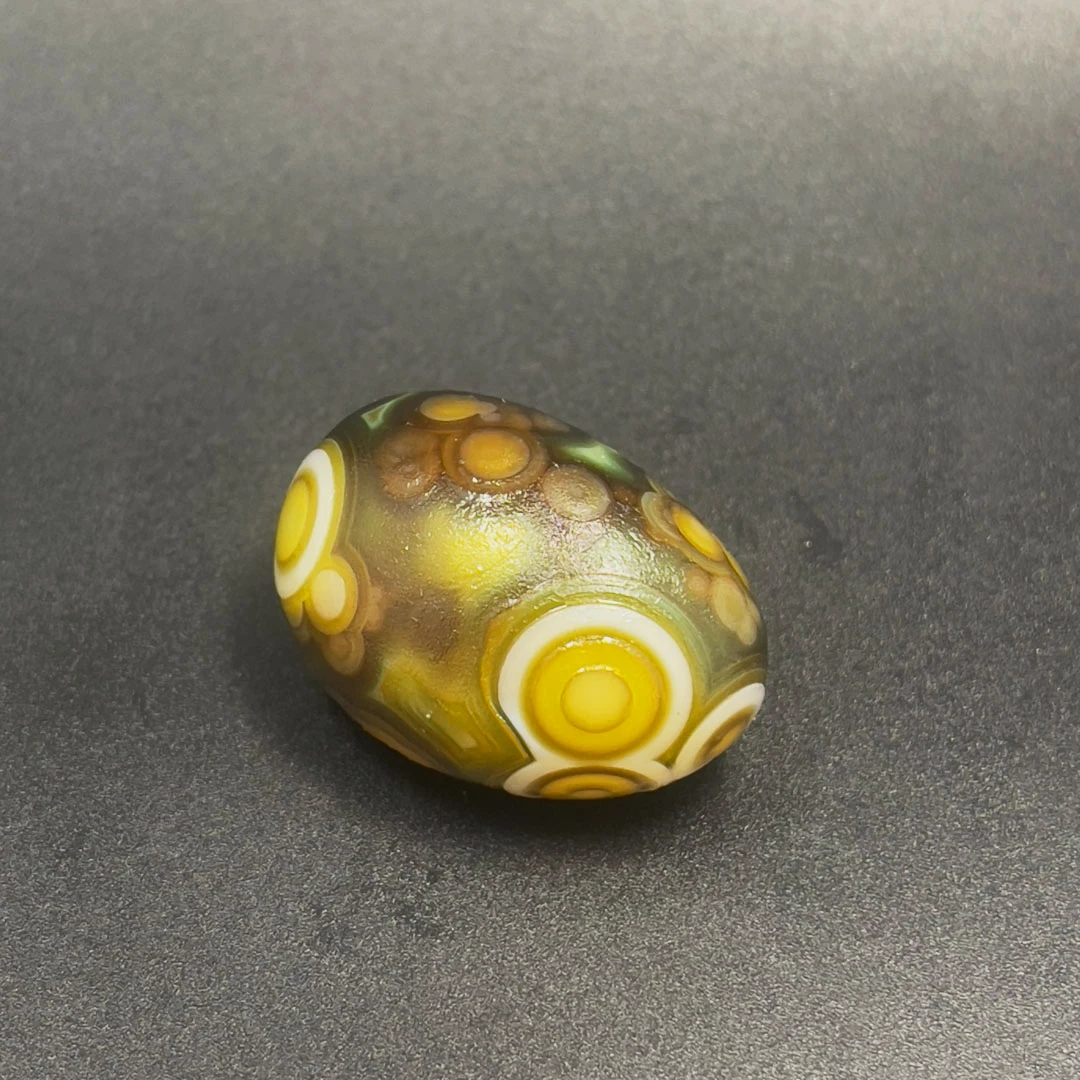 

Pure Natural Colorful Flower Eye Agate Wishing Agate Rough Stone Rare And Precious Bead For Jewelry DIY Decoration Amulet