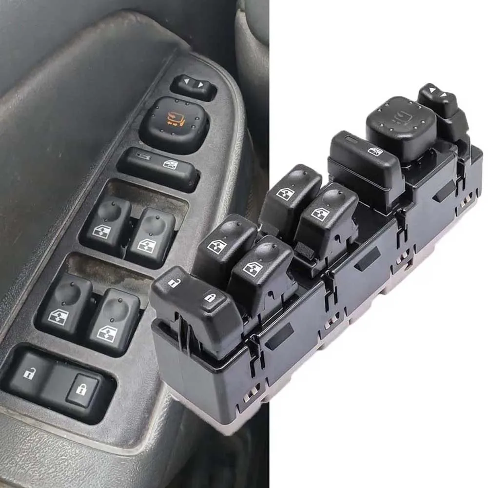Фото Переключатель стеклоподъемника 15883320 для Chevrolet, Cadillac, GMC, Tahoe, Silverado, Sierra, Escalade, левая сторона управления №2