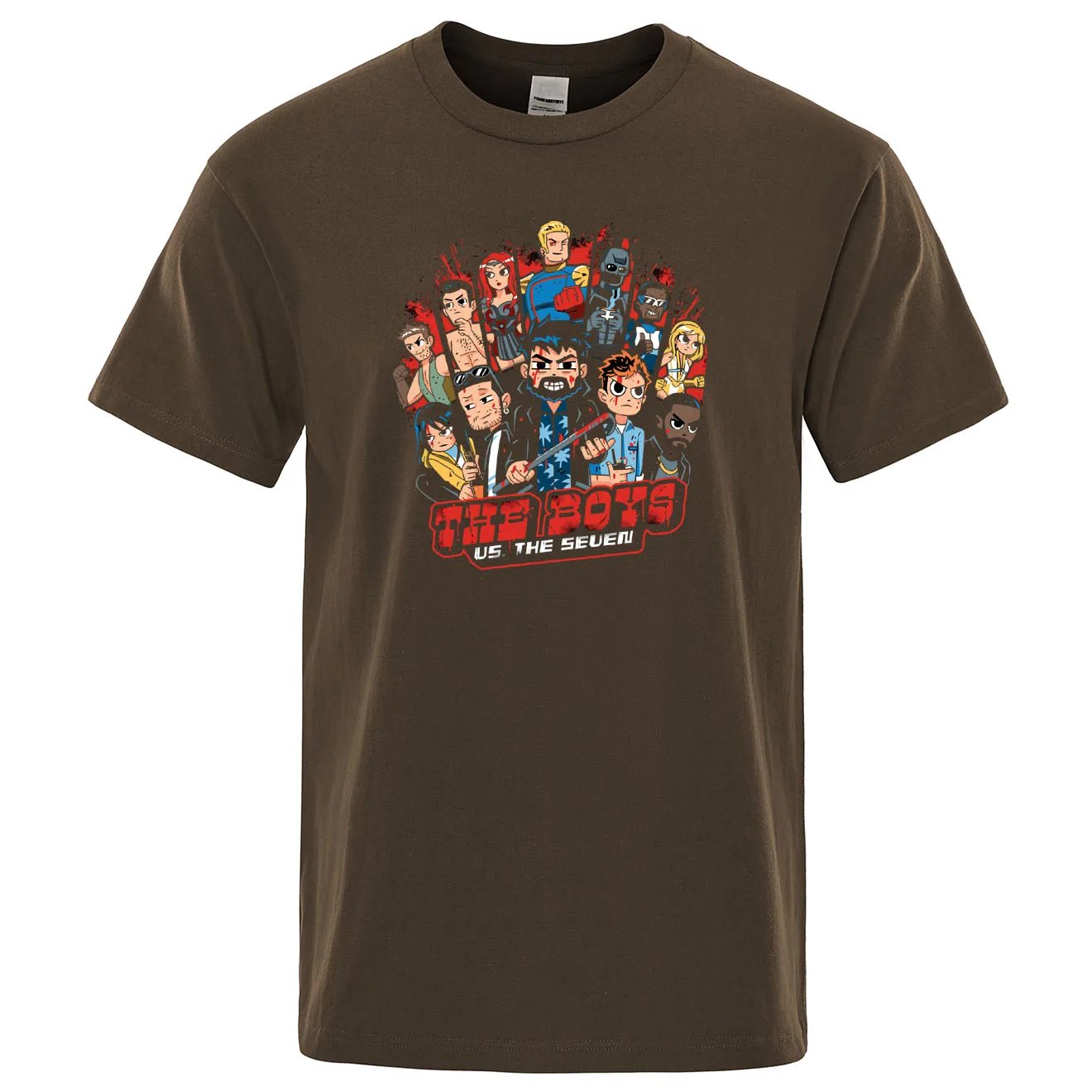 

The Boys TV Show Tops Anti Hero T-Shirt Homelander The Seven Men Tee shirt Casual O-Neck Streetwear Summer Cotton Fashion Tshirt