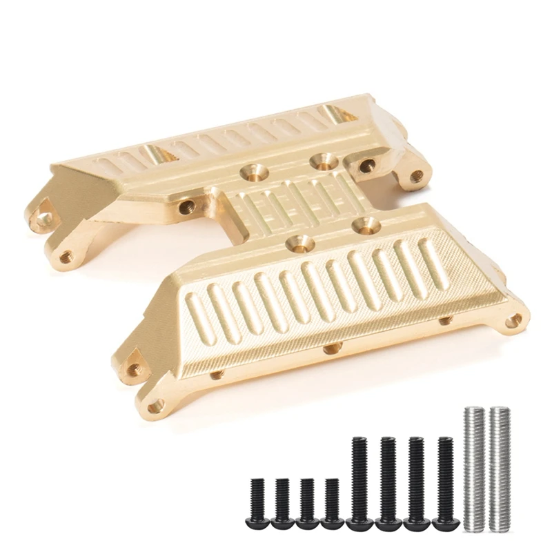

Brass Chassis Skid Plate Center Transmission Gearbox Mount Base For Axial UTB18 Capra 1/18 RC Crawler Car Upgrade Parts