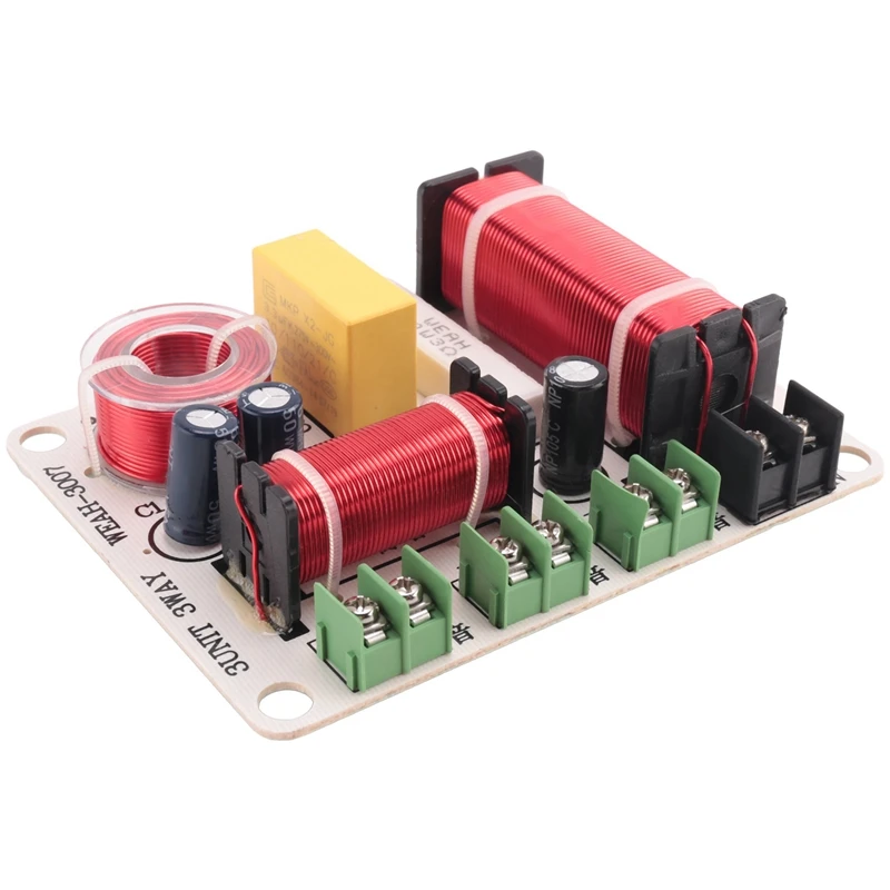 3-полосный динамик делитель частоты 300 Вт Hi-Fi кроссоверный фильтр распределитель