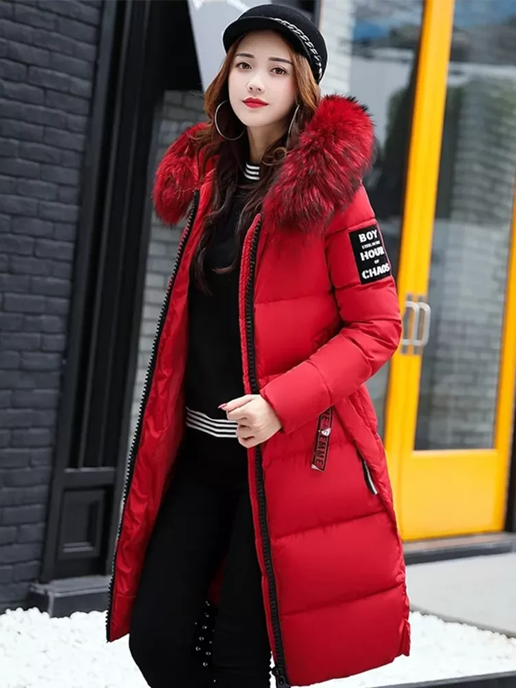 New2022 Ladies Coat High Quality Warm Outwear Womens Parka Jacket Mid-long Women Winter Thick Down Jacket 2020 Winter Female Coa