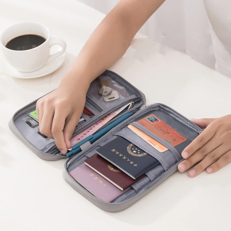 Женский многофункциональный водонепроницаемый дорожный держатель для паспорта