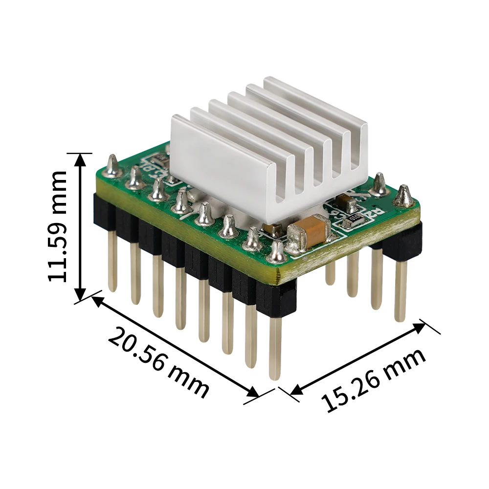 Драйверы шагового двигателя A4988 для 3D-принтеров модуль деталей с радиатором SKR V1.3