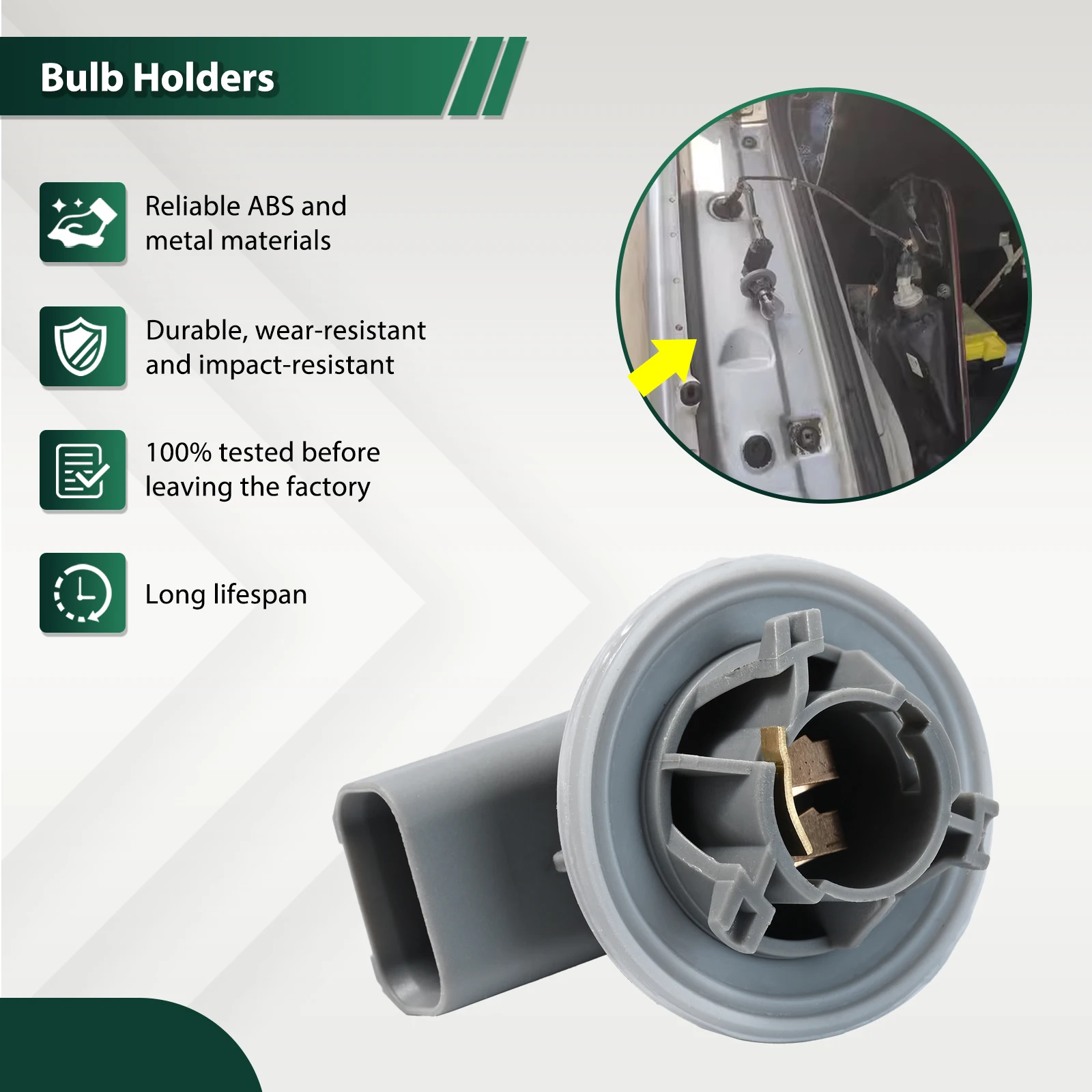Автомобильный задний стоп-сигнал фонарь цоколь лампы патрон для Ford Focus MK1 MK2 1998-2008