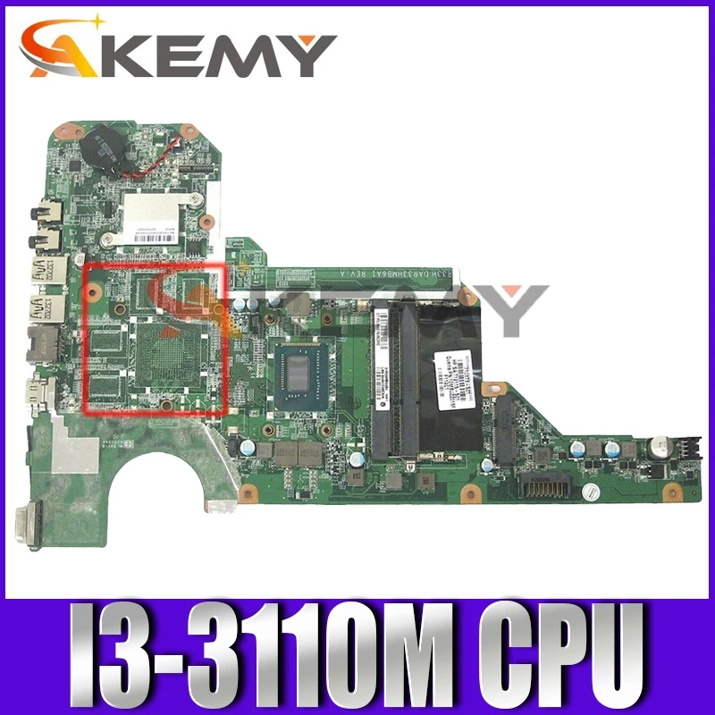 

SR0N2 I3-3110M CPU For HP G4-2000 G6-2000 Laptop Motherboard DAR33HMB6A0 MB 710873-501 710873-001 100% Tested OK