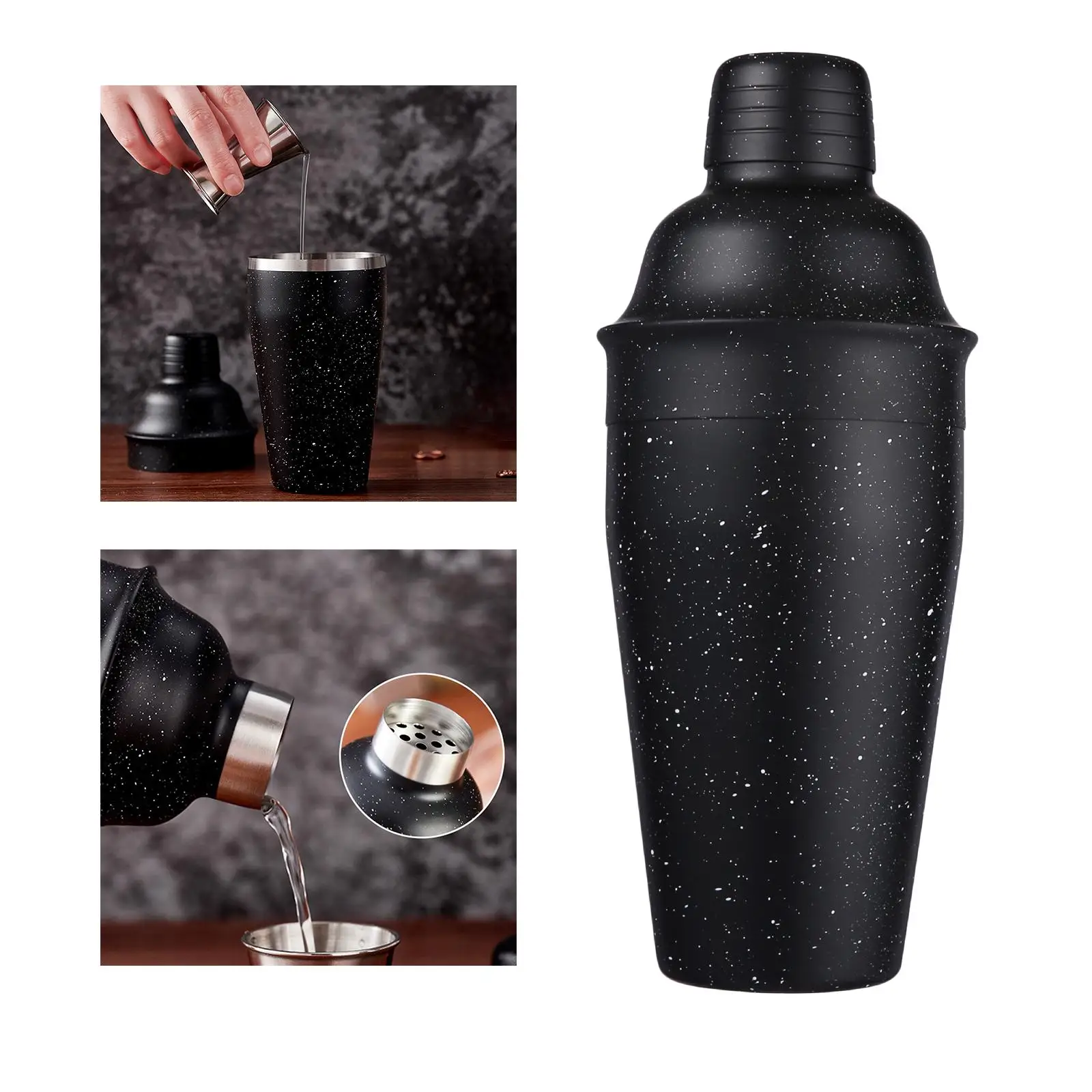 

Шейкер коктейльный из нержавеющей стали, 500 мл, 16,9 унции