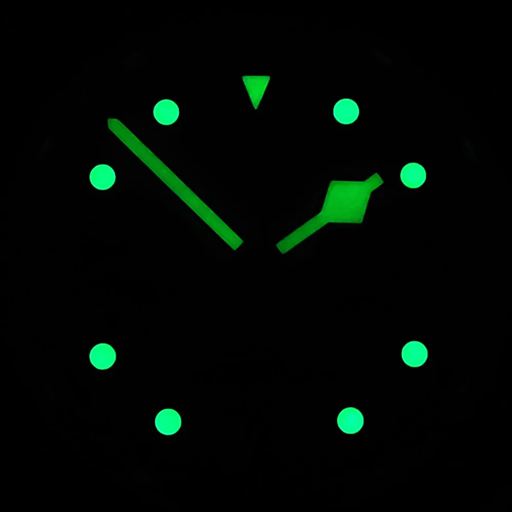 Фото 20 цветов, деловые часы с кварцевым механизмом, 39 мм, мужские, с сапфировым стеклом, механизм VK63, календарь, светящийся синий циферблат, стальной браслет. №5