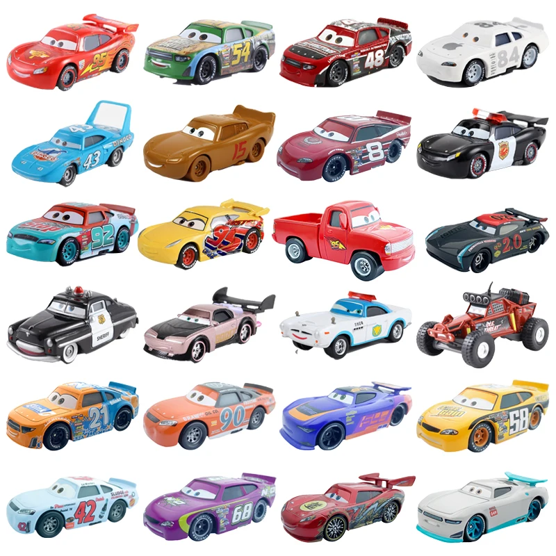 

Disney Pixar Cars 3 No.95 Lightning McQueen Mater Jackson Storm Ramirez Vehicle Metal Alloy Toy Car 2 Pickup Boy Christmas Gift