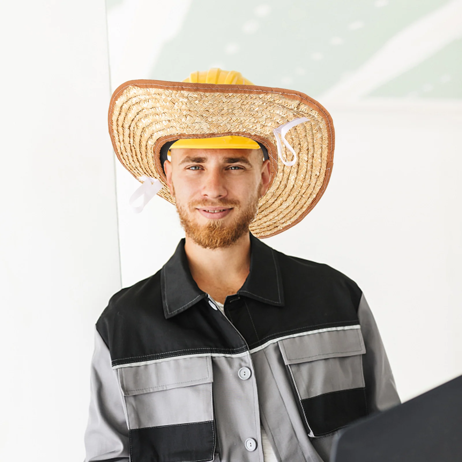 

Visor Workers Hard Hat Accessories Men Man Sun Cover Straw Construction Caps Hats
