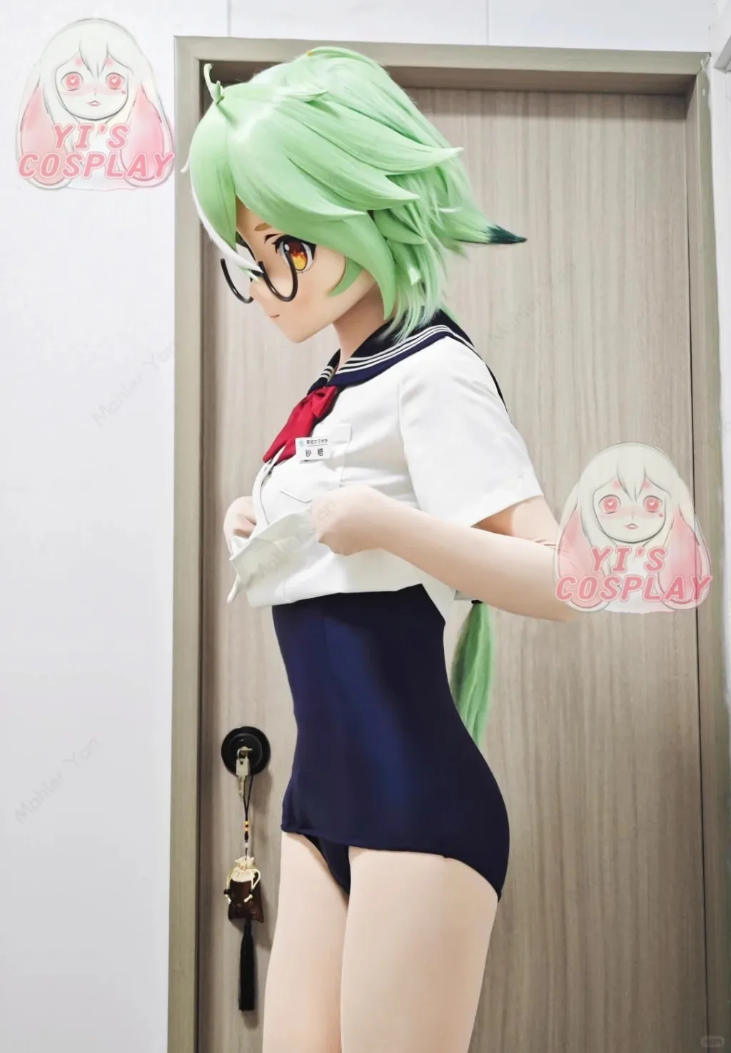 Yis косплей на заказ пушистая голова кигуруми OC Kemono Fursuit гарнитуры ручной работы