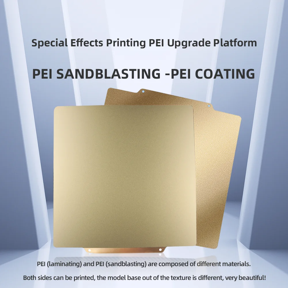 Double Side PEI+PEI Film Spring Steel Sheet Magnetic base Bulid Plate 180/220/135/257/310mm Heated Bed 3D Printer Ender 3 images - 6