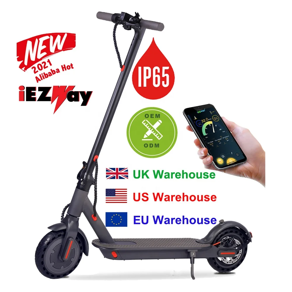 

2022 popular EU US UK warehouse stock Drop Shipping M365 iEZway PRO scooter 10.5ah 36v 350w cheap electric scooters