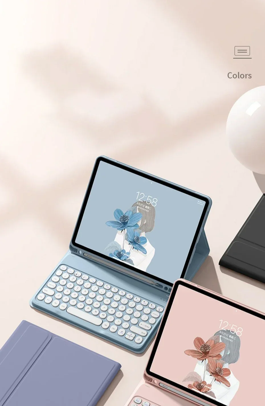 Волшебные чехлы для iPad Pro 11 2024 чехол с клавиатурой 8 9 10-го поколения клавиатуры Air 5