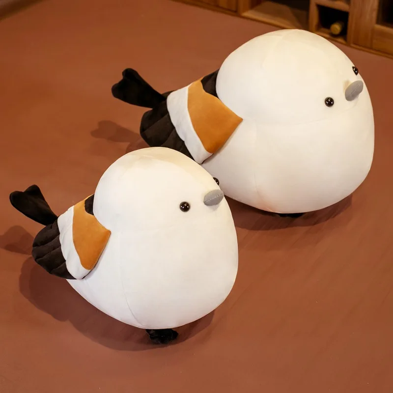 

Super Soft Down Cotton Round Ball Shape Lifelike Fat Tits Bird Plush Toys Stuffed Plushie for Birthday Christmas Gifts for Kids