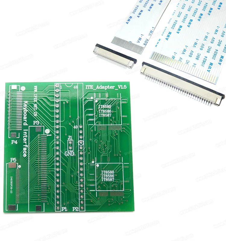 Фото Программатор RT809H EMMC NAND FLASH универсальный USB-программатор + 12 адаптеров с кабелем ISP №5