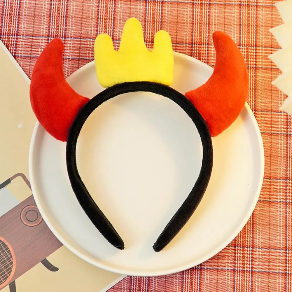 Ободок для волос на Хэллоуин ободок в форме демона короны праздничная корона