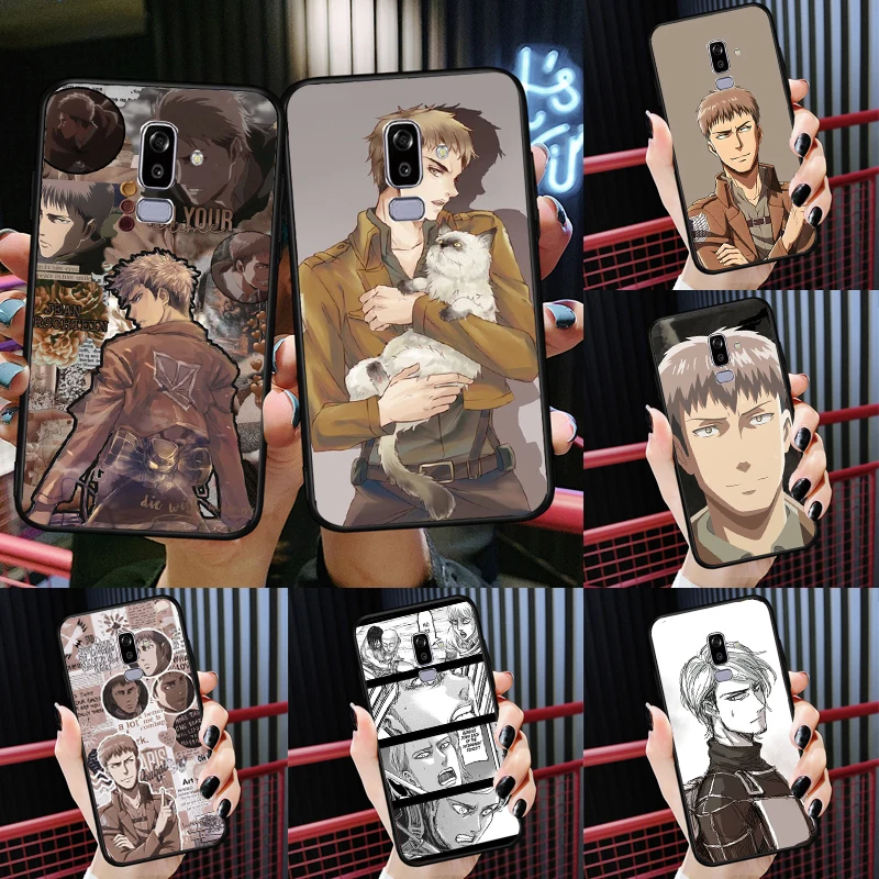 Jean Kirstein Attack on Titan Coque For Samsung J4 J6 Plus A6 A7 A8 A9 J8 2018 J1 J3 J5 J7 2016 A3 A5 2017 Case Cover