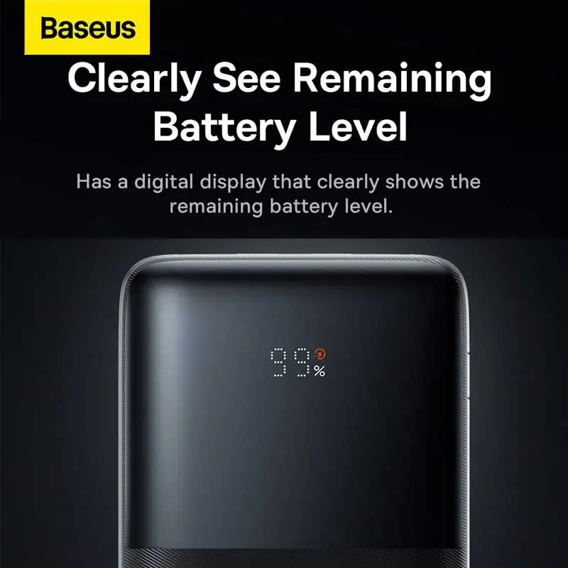 Baseus Power Bank 20000mAh Fast Charging PD 22.5W Portable Charge Mini External Battery 10000mAh 20W Powerbank for iPhone Xiaomi images - 6