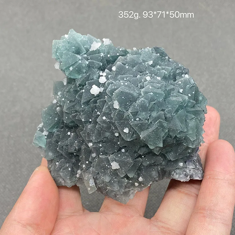 100% натуральный Китай Фуцзянь синий зеленый флюорит кластер минералов камни и
