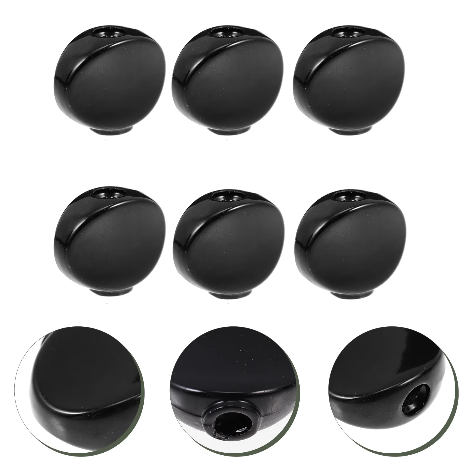 

6 Pcs Metal Guitar Tuner Handle Keys Small Tuners Head Pegs String Knob Electric