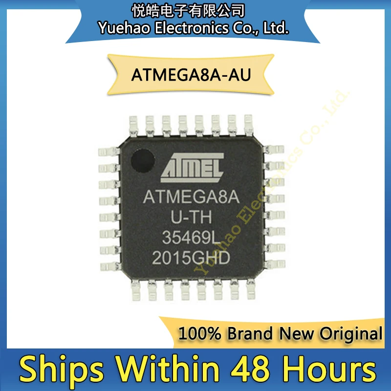 1-100PCS ATMEGA8A-AU ATMEGA ATMEGA8 ATMEGA8A IC MCU 8BIT 8KB FLASH TQFP-32 чипсет