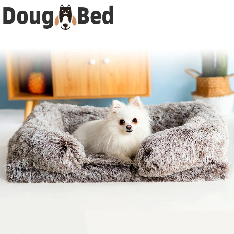 

2023 Selling Four Seasons Warm Plush Pet Sofa Bed, Mattress Deep Sleep Large Dog Bed, Washable Cat Litter Accessories