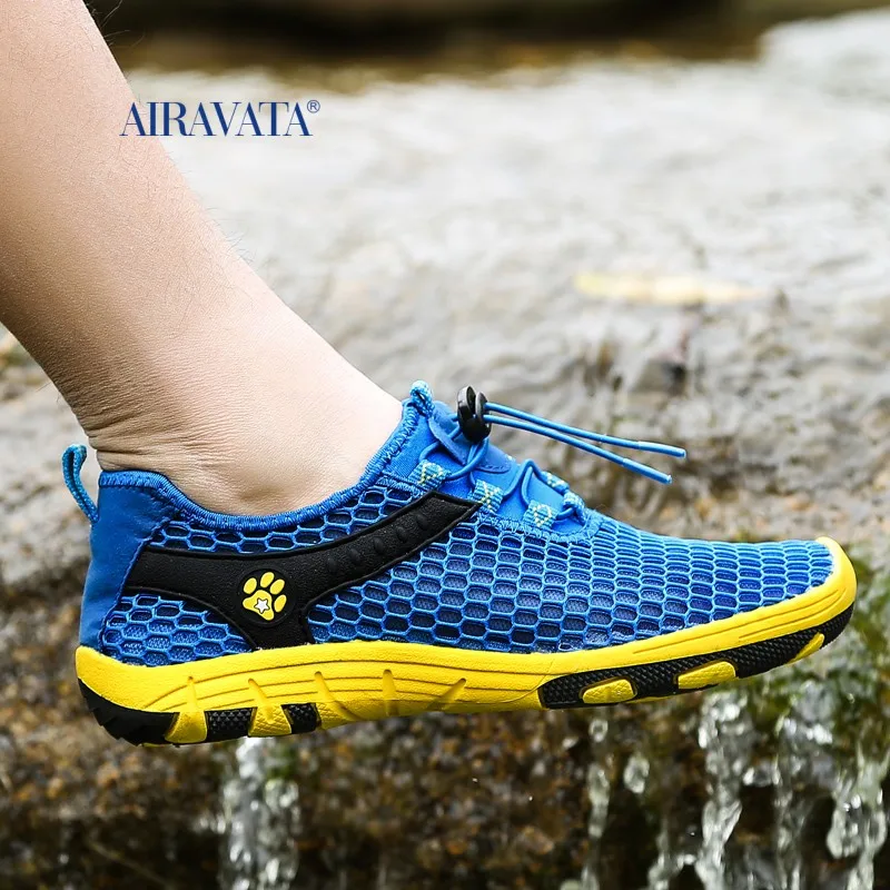 Unisex Breathable Wading Shoes Woman Quick-Dry Non Slip Upstream Surfing Aqua Shoe Men Elastic Sports Beach Barefoot Water Shoe
